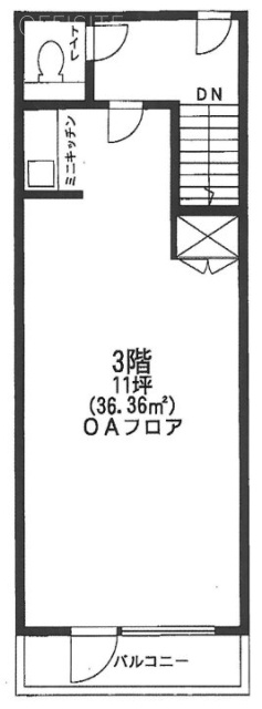 新山ビル3F 間取り図