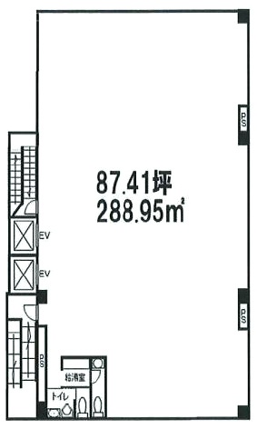 PAプラザ横浜ビル4F 間取り図