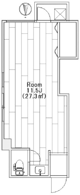 桜丘町貸事務所202 間取り図