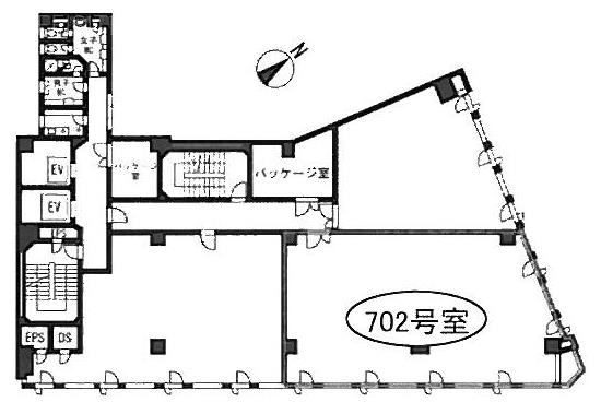 銀座Aビル702 間取り図