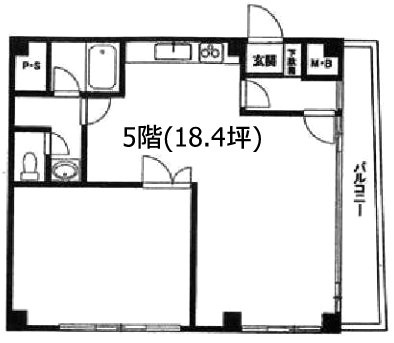 ミニービル5F 間取り図