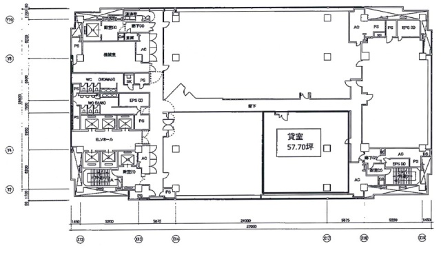 大成大手町ビルB 間取り図