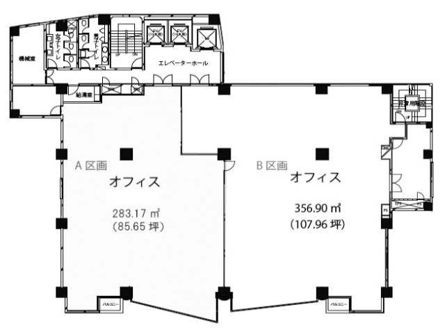 TOKYU REIT渋谷Rビル8F 間取り図