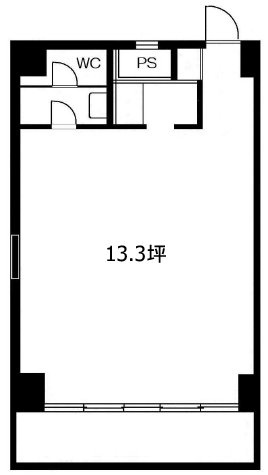 シェーンレーベン吉田302 間取り図