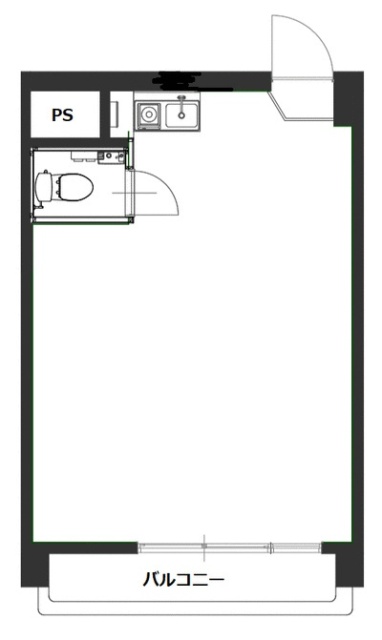 りぶ高輪304 間取り図