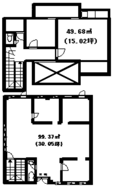 八王子クリニックビレッジC棟西 間取り図