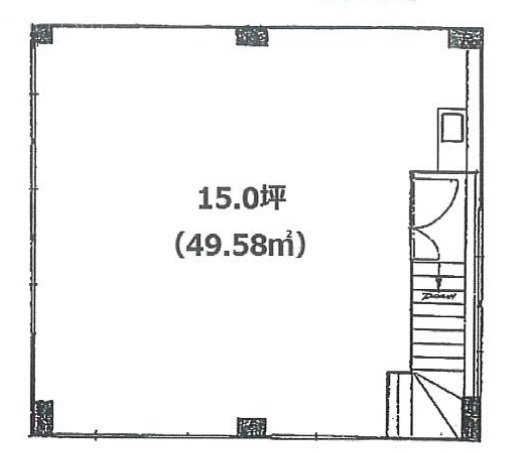 第五古川ビル3F 間取り図