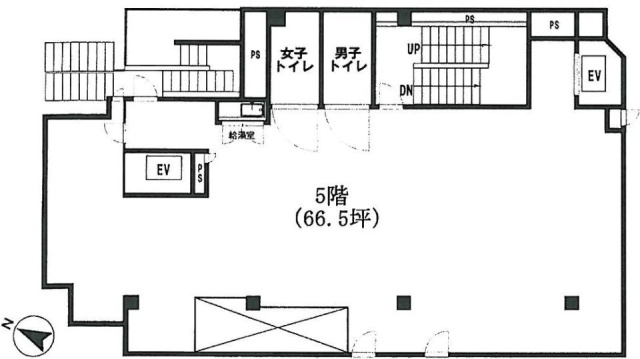 青山花茂ビル6F 間取り図