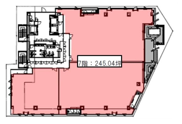 (仮)五反田第一生命ビル7F 間取り図
