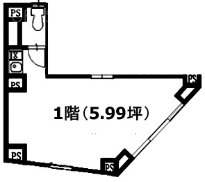 イーストワン水天宮1F 間取り図