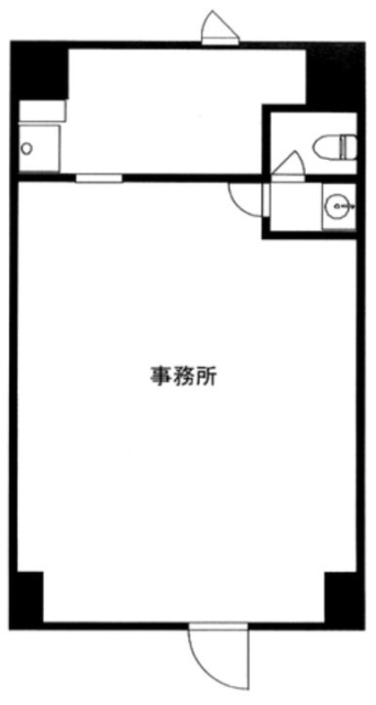 恒陽サンクレスト築地1F 間取り図