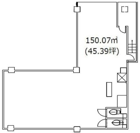 恒倉ビルB1F 間取り図