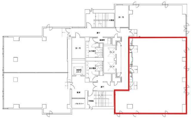 JPR千葉ビル3F 間取り図