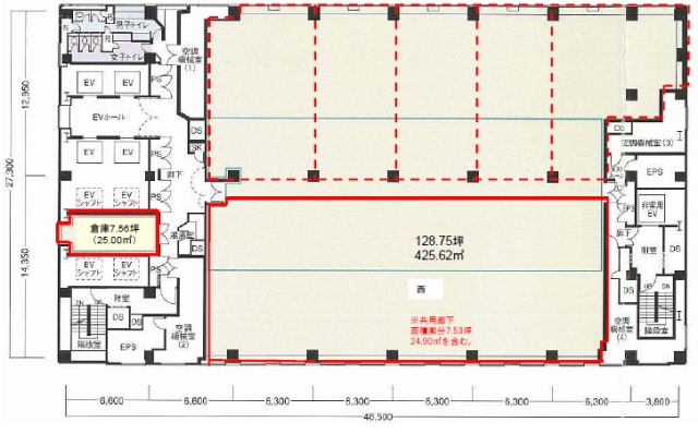 シーフォートスクエアセンタービル西 間取り図