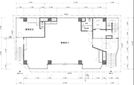 トーエイ八丁堀ビル1F 間取り図