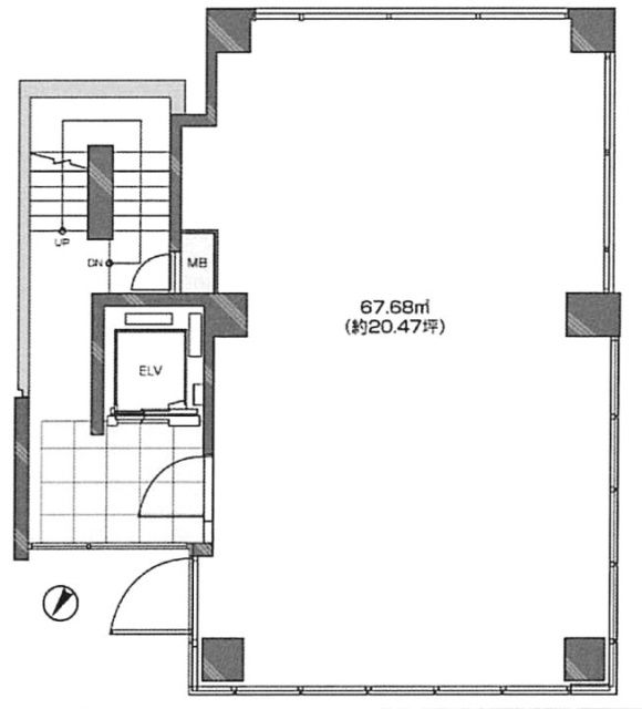 グランドオムビル2F 間取り図