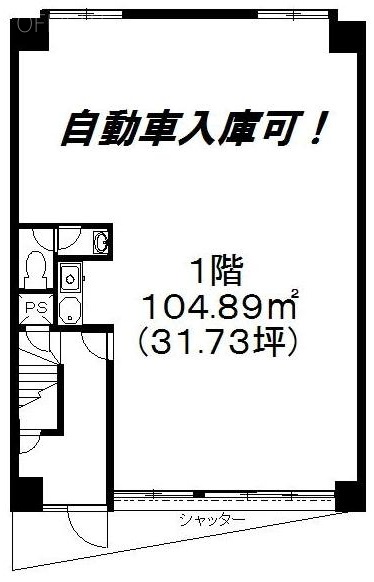 メリットビル1F 間取り図