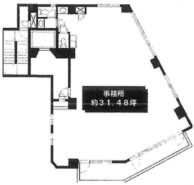 エビスオークビルⅠ4F 間取り図