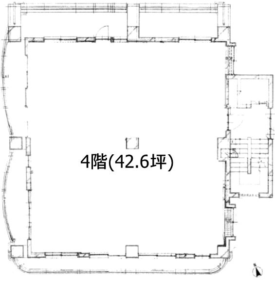 ルカビルⅢ4F 間取り図