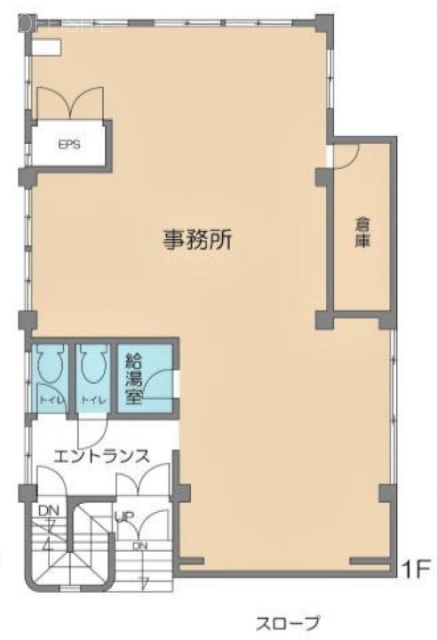 渋谷エポックビル1F 間取り図