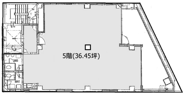 第二進盛ビル5F 間取り図