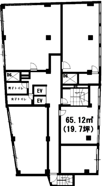 新大宗ビル3号館4F 間取り図