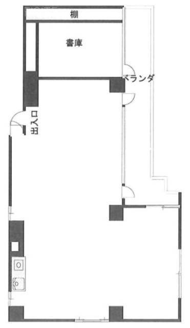 ラポール川上ビル301 間取り図