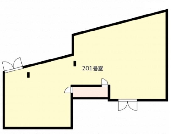 USEN.X自由が丘ビル2FA 間取り図