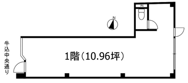 石川ビル1F 間取り図