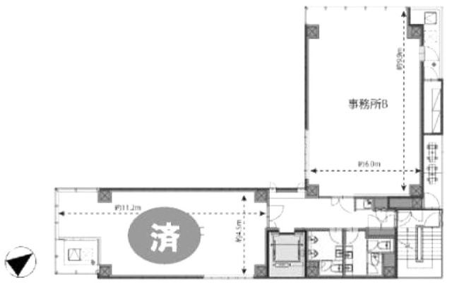 ACN京橋ビルB 間取り図