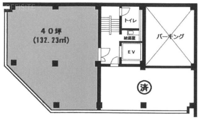 吉田興業第2ビル5F 間取り図