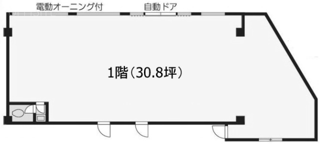 小宮第一ハイツ1F 間取り図