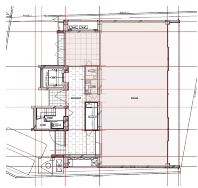 表参道アートワークス1F 間取り図