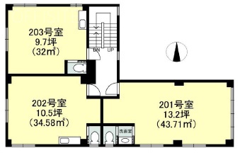 森山ビル203 間取り図