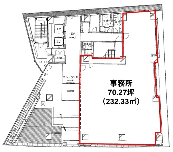 Daiwa渋谷神泉ビル1F 間取り図