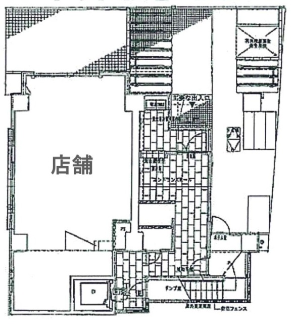 リベルタ中落合ビル1F 間取り図