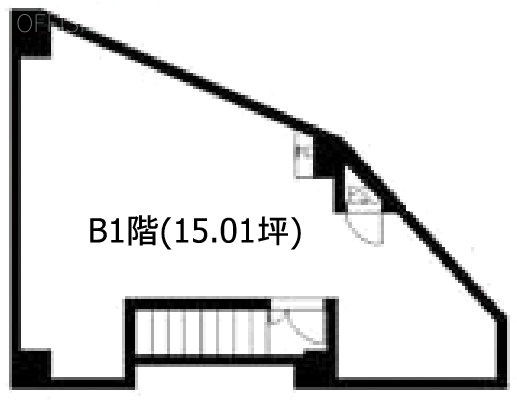 エスペランサ三軒茶屋B1F 間取り図