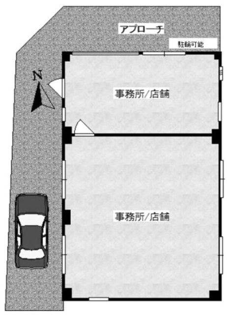 グランピア桜上水ビル1F 間取り図