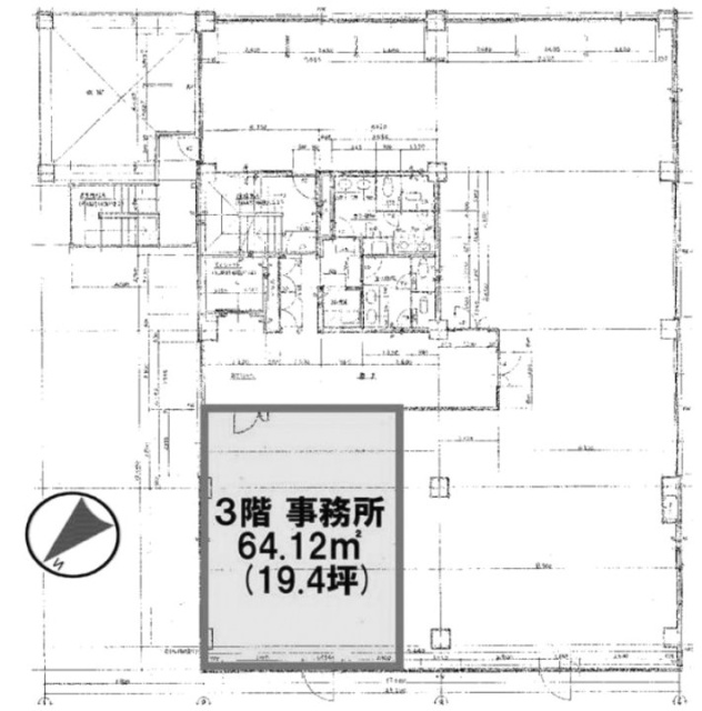 サーティー宇田川ビル3F 間取り図