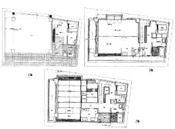 竹内ビル1F～3F 間取り図