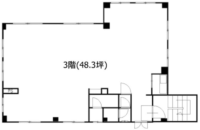 渋谷エポックビル3F 間取り図