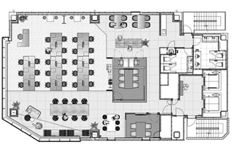 PMO新橋2F 間取り図