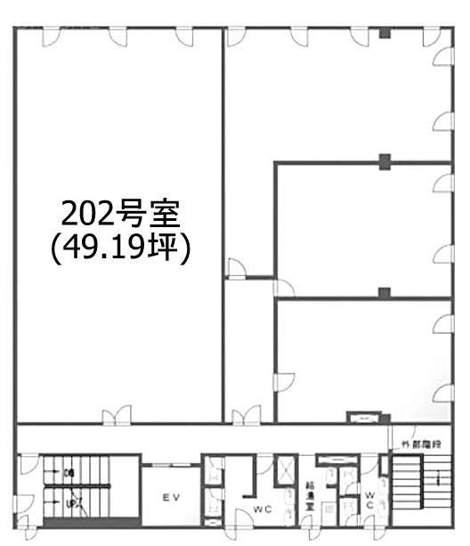 きめたハウジング第21ビル202 間取り図