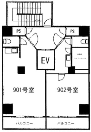 アルタ平河町ビル901 間取り図