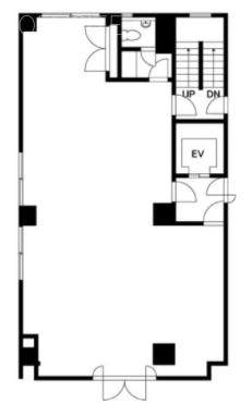 麻布CCビル2F 間取り図