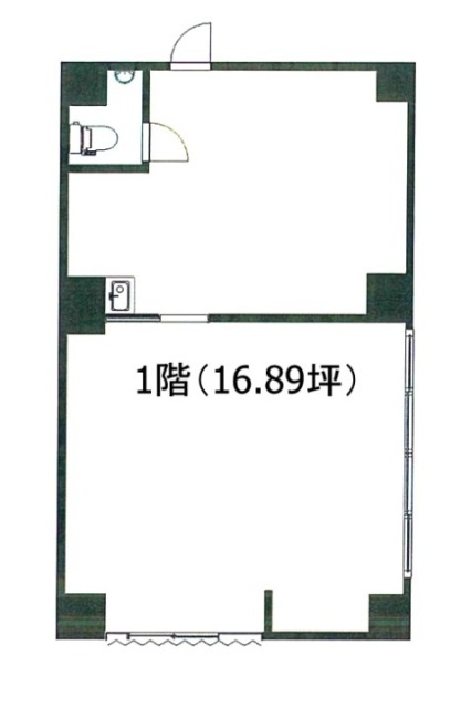 ミヤタビル1F 間取り図