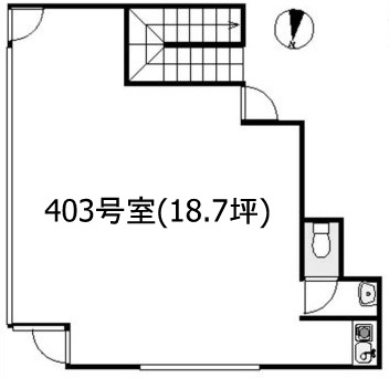 木場YビルⅡ403 間取り図