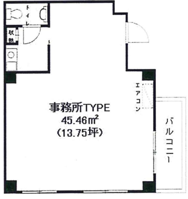 アコルデ横濱関内ビル602 間取り図