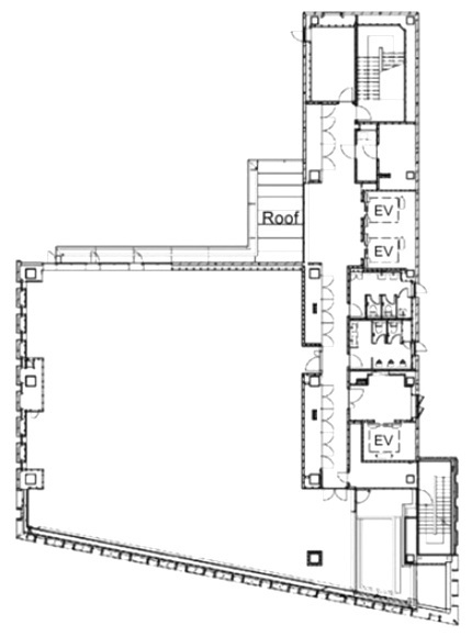 ヒューリック新宿5丁目ビル9F 間取り図