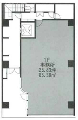 浜松町ゼネラルビル1F 間取り図